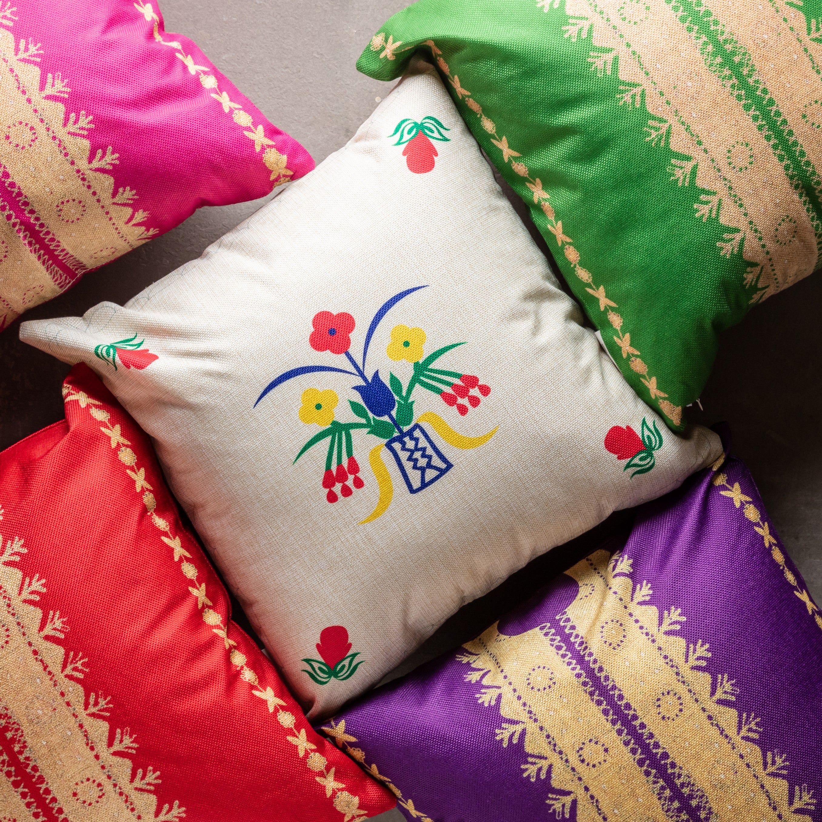 traditional Qatari designed pillows