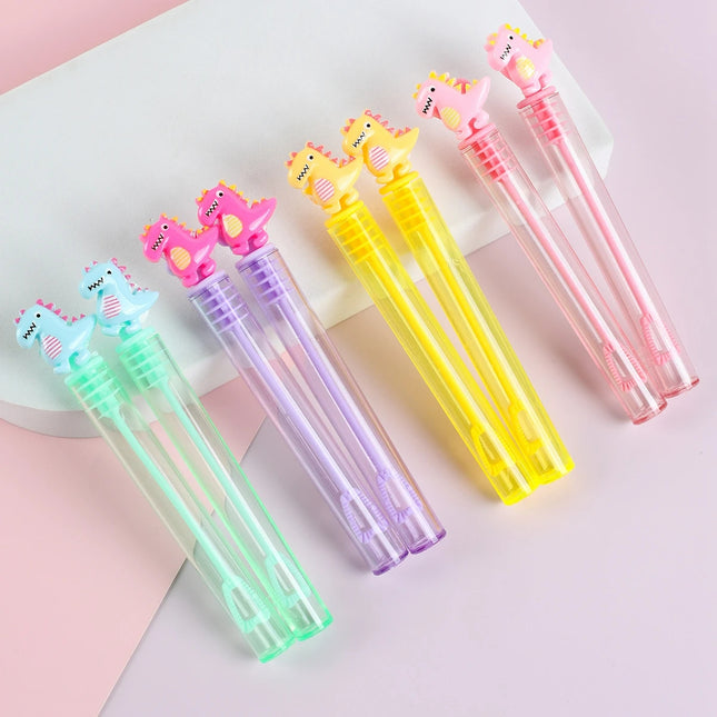 Dinosaur bubble bottles