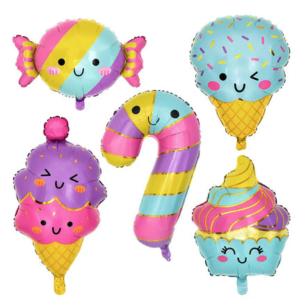 ice cream themed balloons 