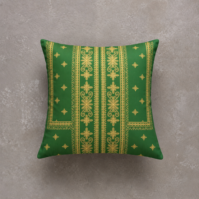 Green Thoub Nashl Pillow | مخدة ثوب النشل الأخضر