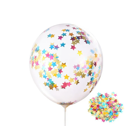 star confetti balloons