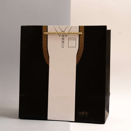 Black Bisht design Gift Bags  | أكياس هدايا البشت - By Fatma