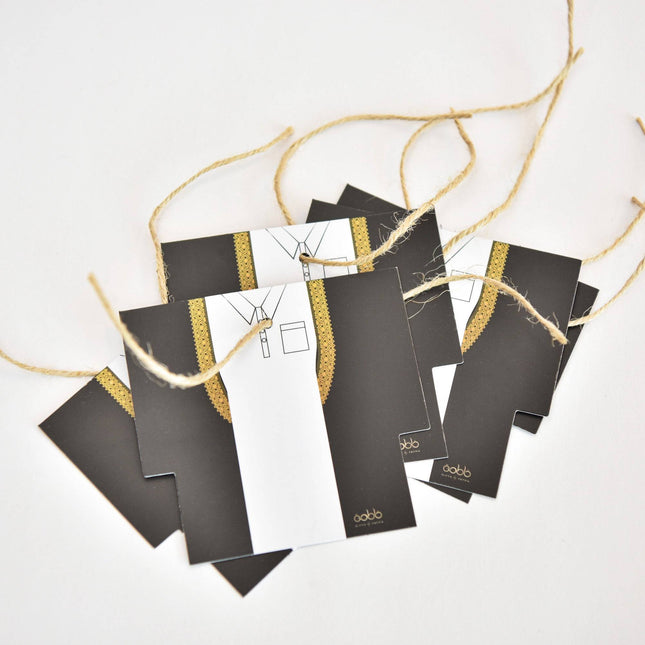Bisht Gift Tags | بطاقات تعليق تصميم البشت - By Fatma