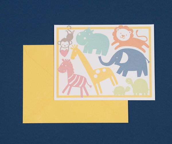 Greeting Cards Animals | بطاقة بتصميم جميل