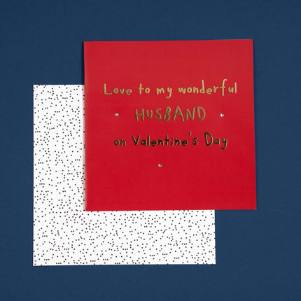 Greeting Card-Love to my Wonderful Husband 