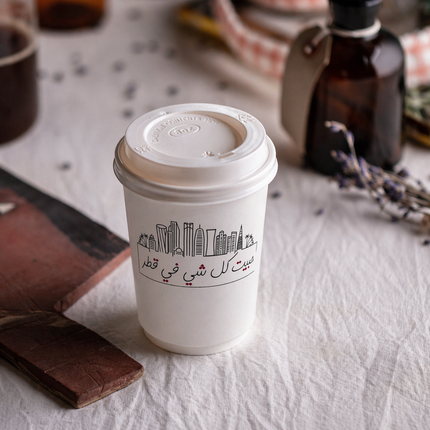 Paper Cups Qatar | أكواب حبيت قطر ورقية للقهوة