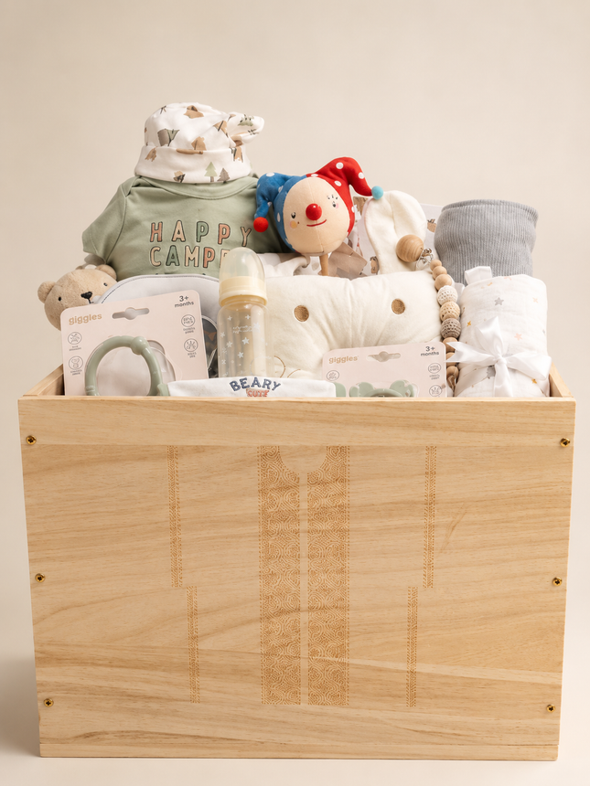 صندوق هدايا المولود الجديد | Newborn Baby Gift Box