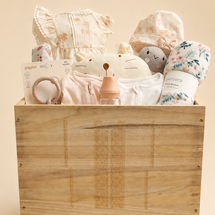 صندوق هدايا المولودة الجديدة | Newborn Baby Girl Gift Box