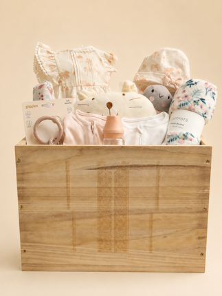 صندوق هدايا المولودة الجديدة | Newborn Baby Girl Gift Box