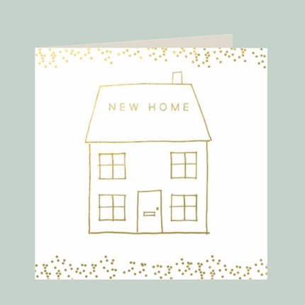 greeting card with home drawing