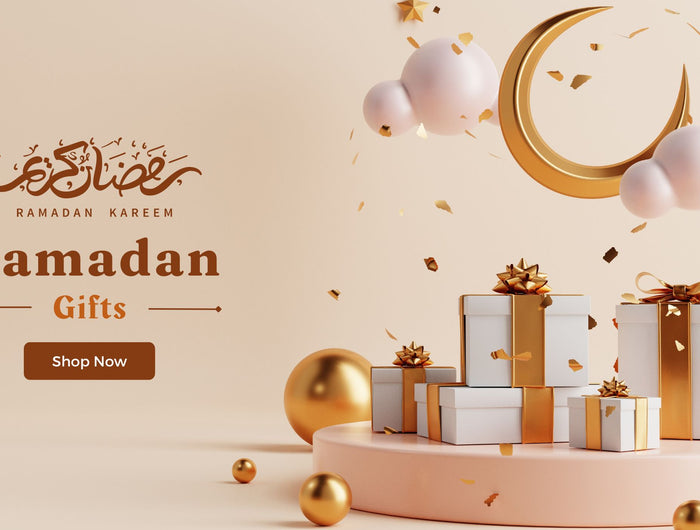 Ramadan gift collection golden illustration 