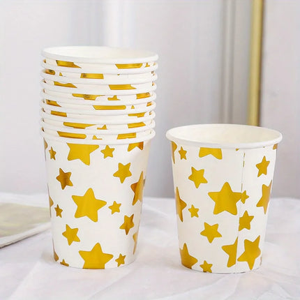 gold star paper cups