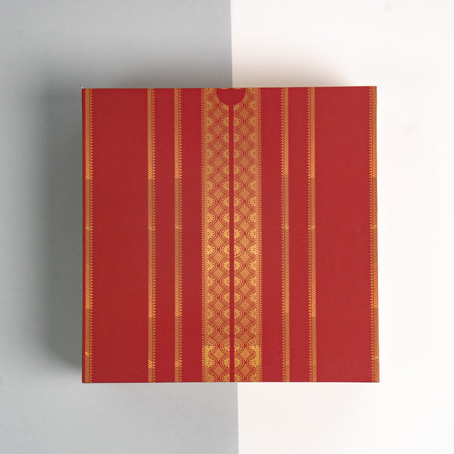 red color thobe nashal gift box