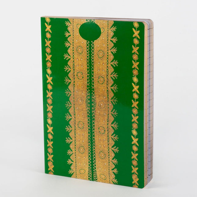 Thoub nashal design notebook green