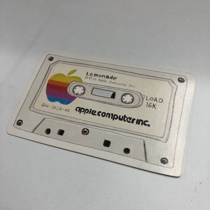 old cassette design post card 