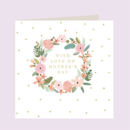 mothers day floral design greeting cards  