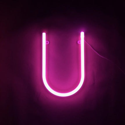 Neon Letters - Pink | حروف النيون - وردي - By Fatma