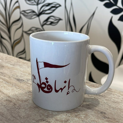 Qatar flag mug