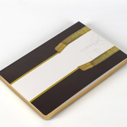 black bisht design  notebook